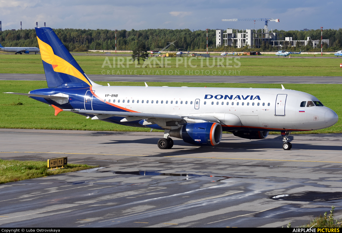 Donavia VP-BNB aircraft at St. Petersburg - Pulkovo