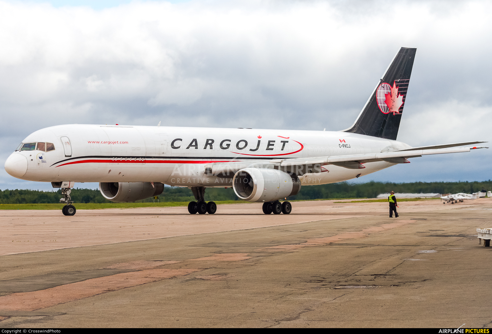 Cargojet Airways C-FKCJ aircraft at greater Moncton International