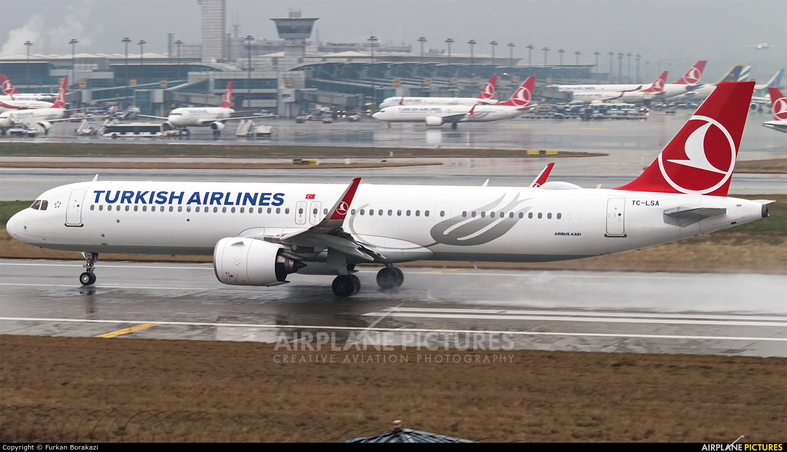 Turkish Airlines TC-LSA aircraft at Istanbul - Ataturk