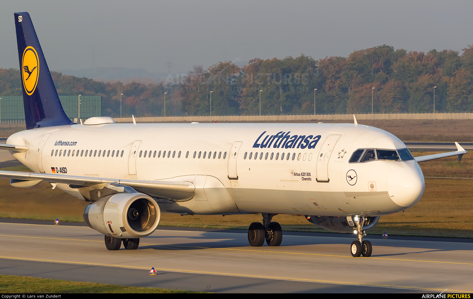 Lufthansa D-AISD aircraft at Frankfurt