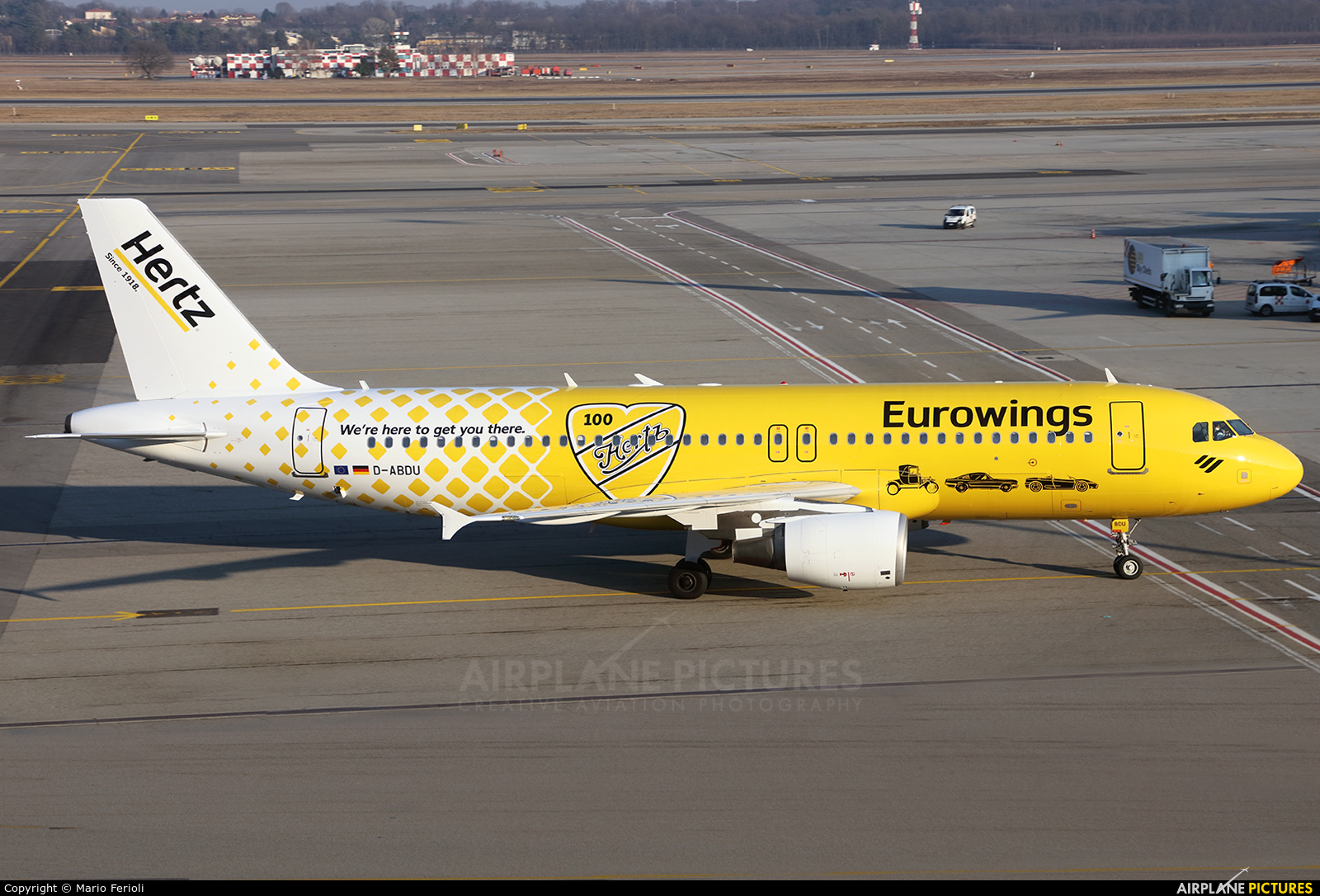 Eurowings D-ABDU aircraft at Milan - Malpensa