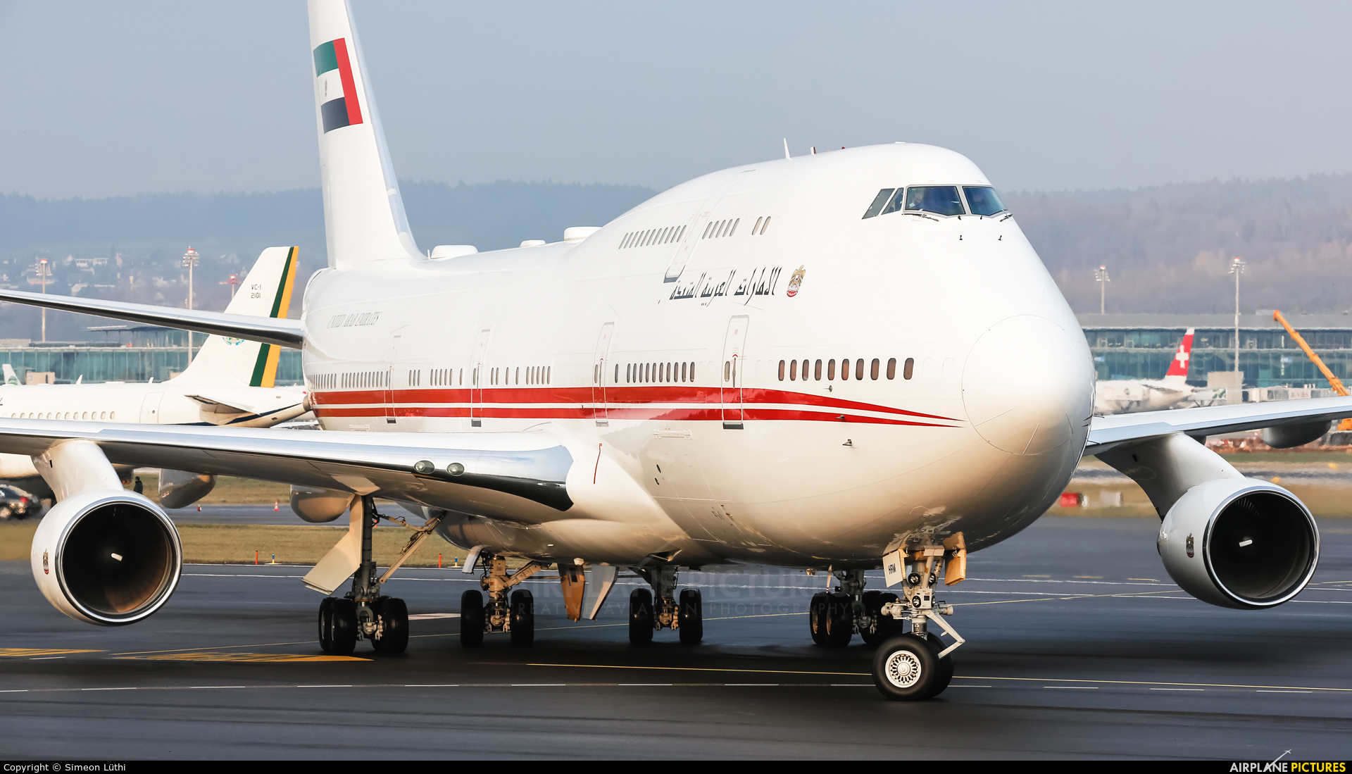 United Arab Emirates - Government A6-HRM aircraft at Zurich