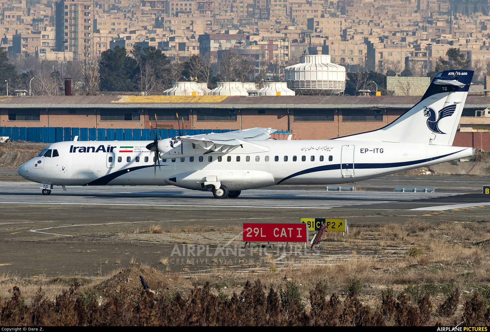 Iran Air EP-ITG aircraft at Tehran - Mehrabad Intl