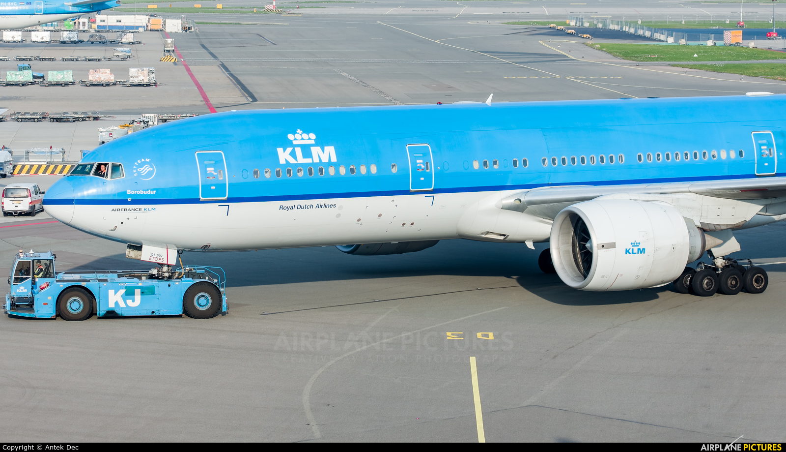 KLM PH-BQB aircraft at Amsterdam - Schiphol
