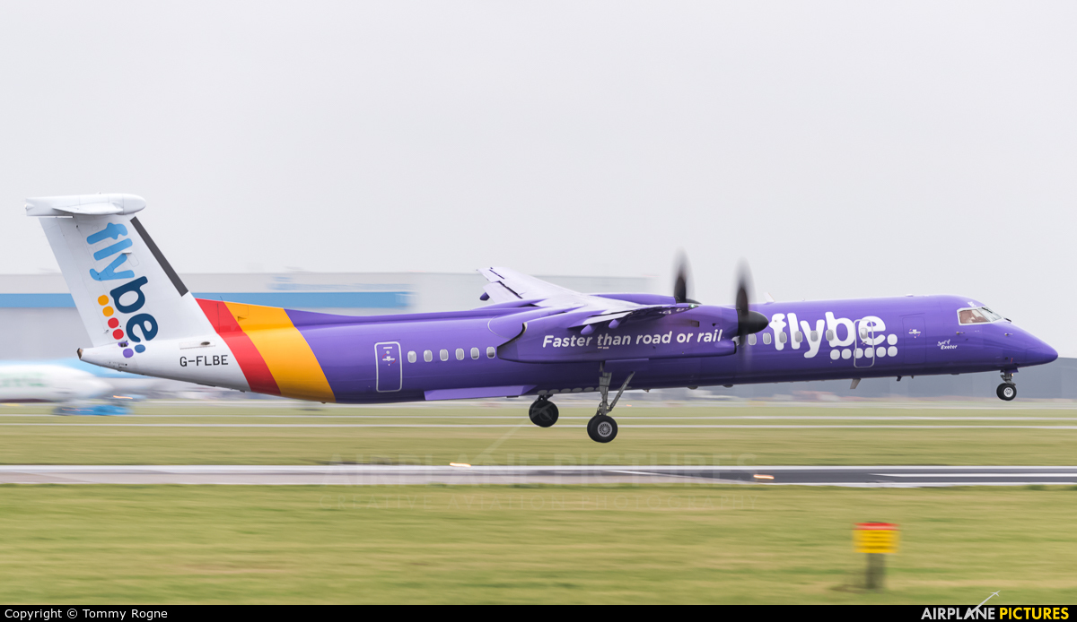 Flybe G-FLBE aircraft at Amsterdam - Schiphol