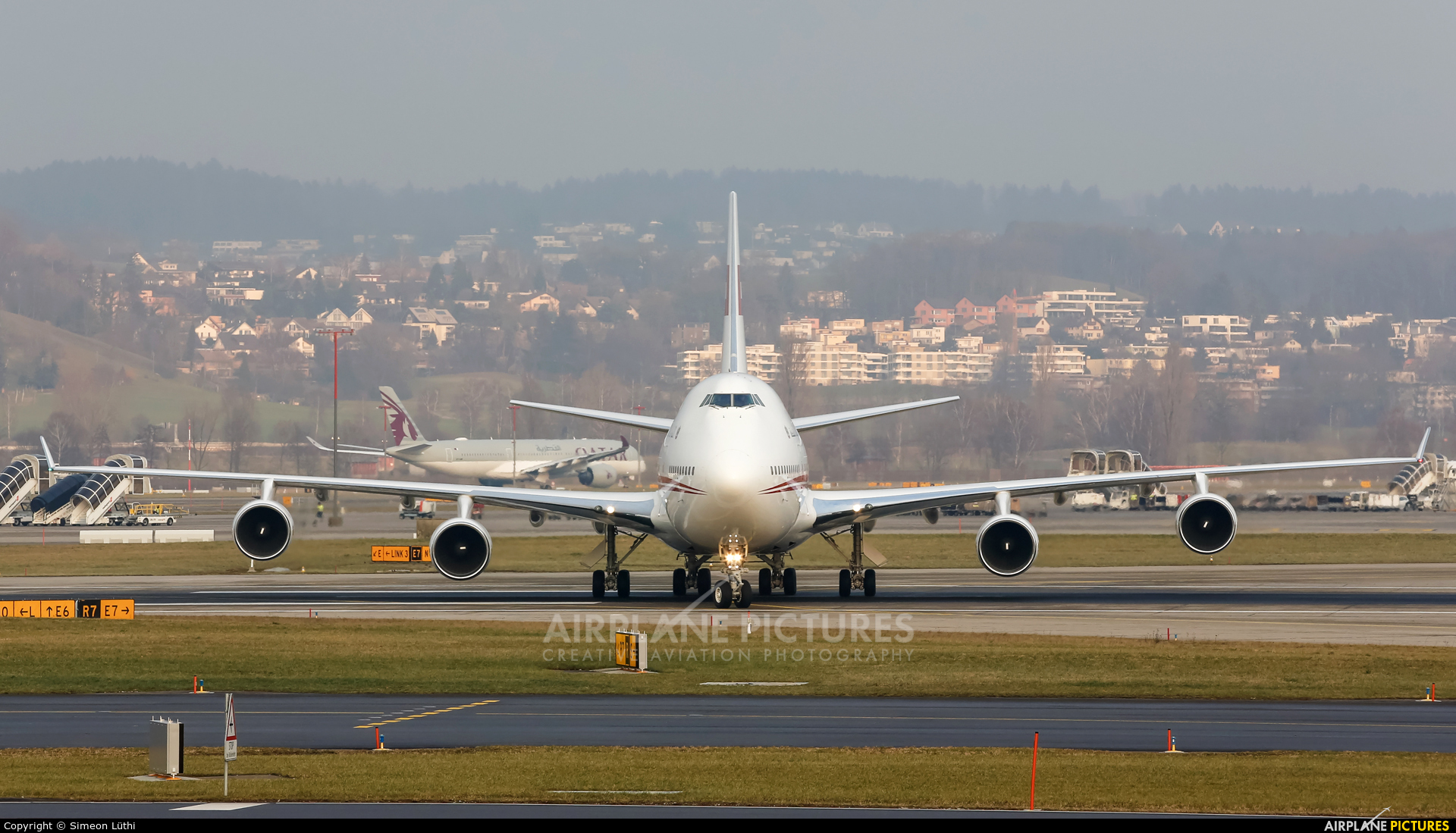 United Arab Emirates - Government A6-HRM aircraft at Zurich