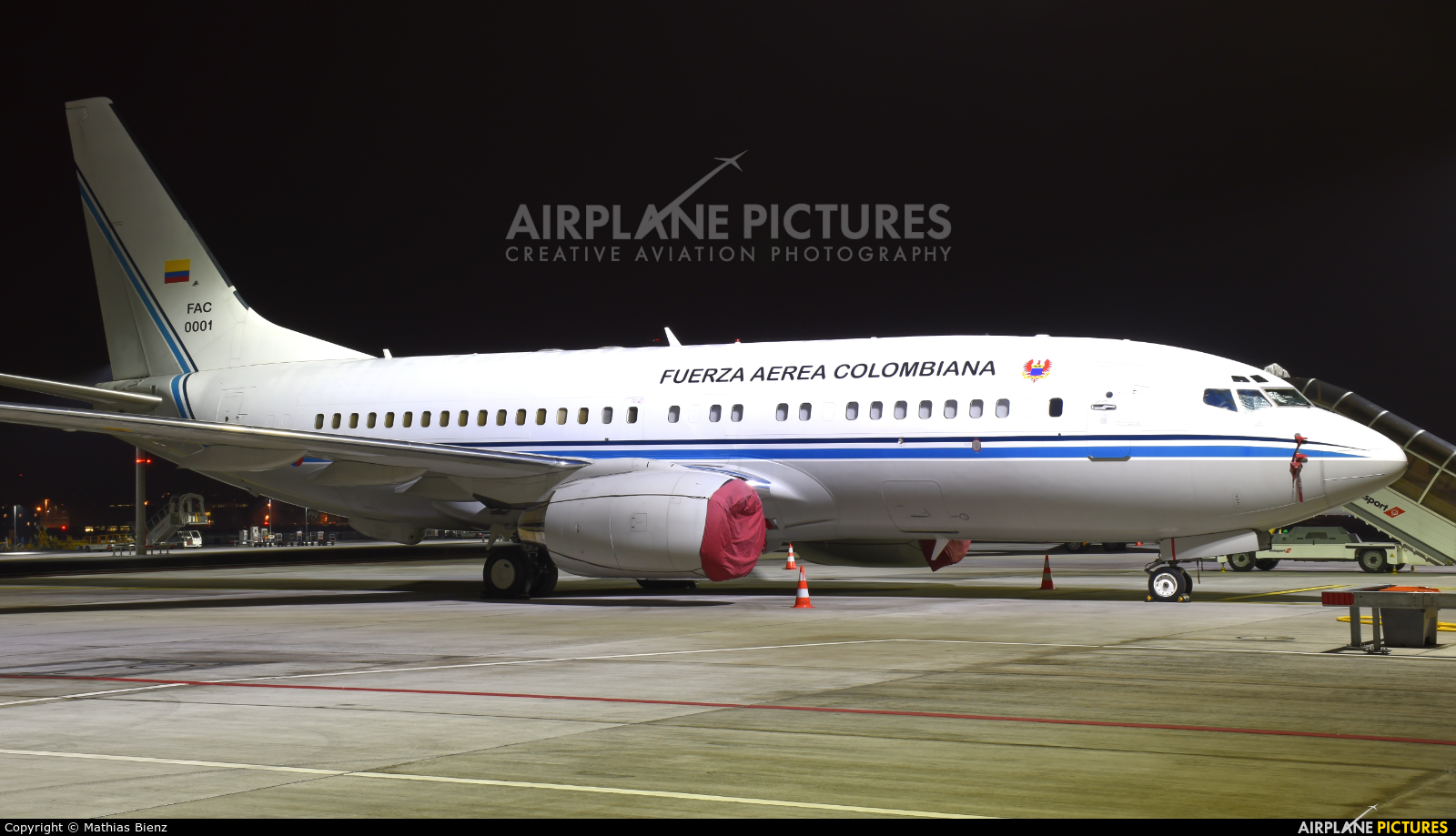 Colombia - Air Force FAC0001 aircraft at Zurich