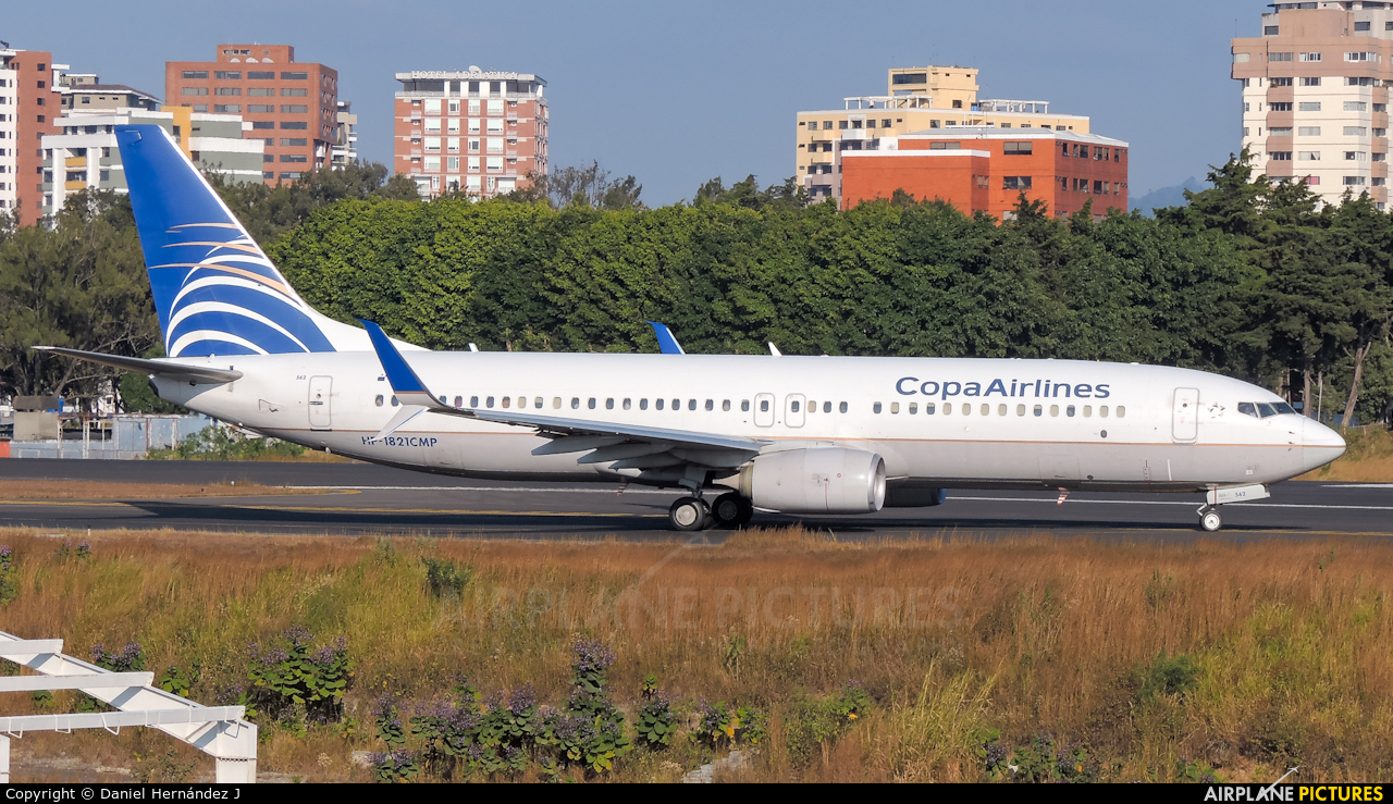 Copa Airlines HP-1821CMP aircraft at Guatemala - La Aurora
