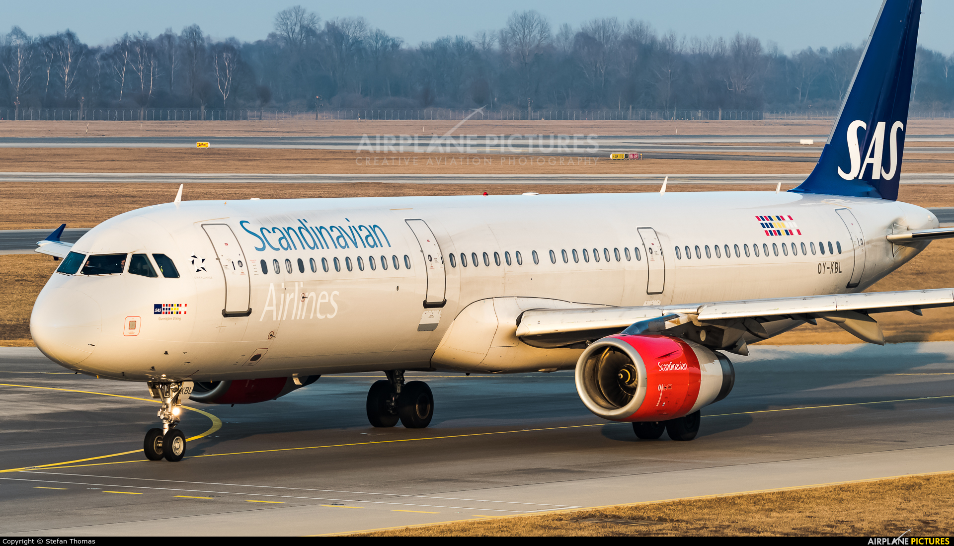 SAS - Scandinavian Airlines OY-KBL aircraft at Munich