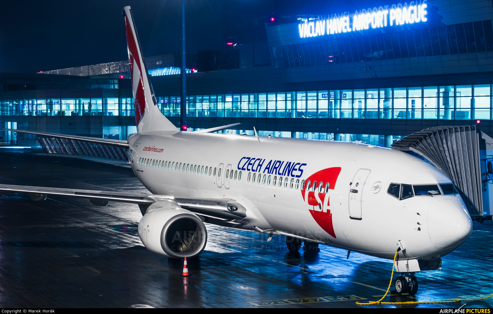 CSA - Czech Airlines OK-TST aircraft at Prague - Václav Havel