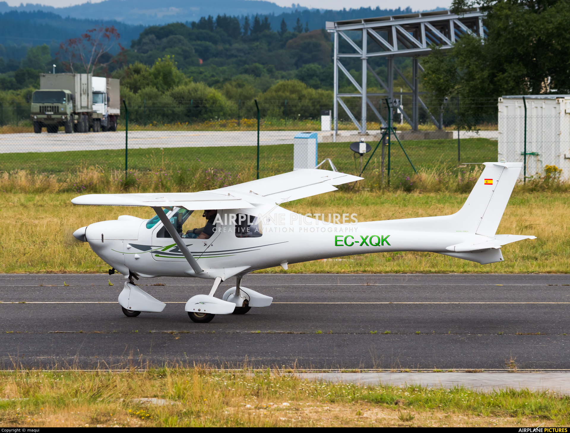 Private EC-XQK aircraft at Lugo - Rozas