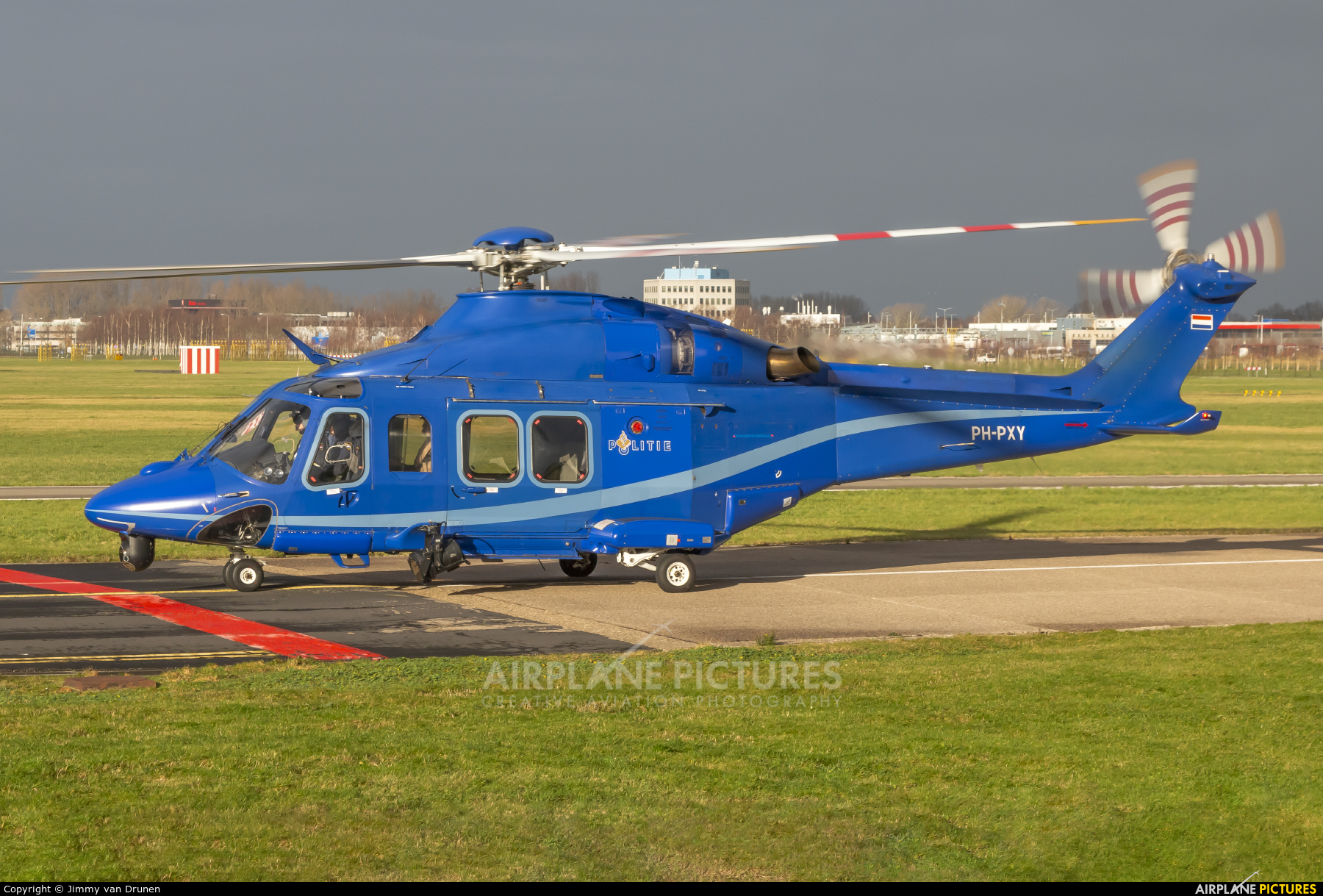 Netherlands - Police PH-PXY aircraft at Amsterdam - Schiphol