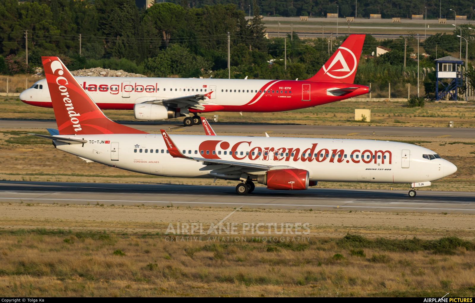 Corendon Airlines TC-TJN aircraft at Antalya
