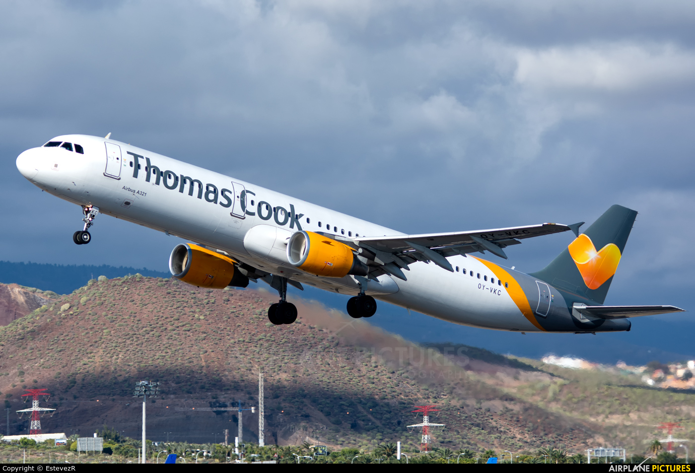 Thomas Cook Scandinavia OY-VKC aircraft at Tenerife Sur - Reina Sofia