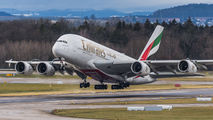 A6-EUB - Emirates Airlines Airbus A380 aircraft