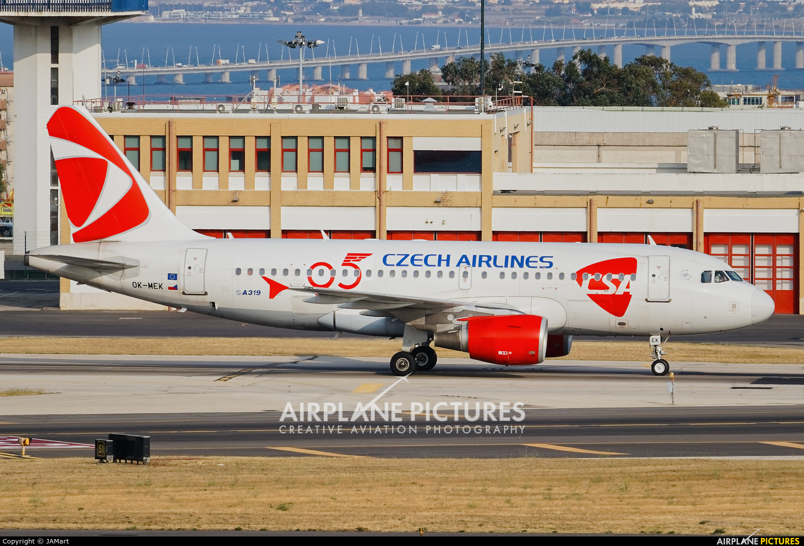 CSA - Czech Airlines OK-MEK aircraft at Lisbon
