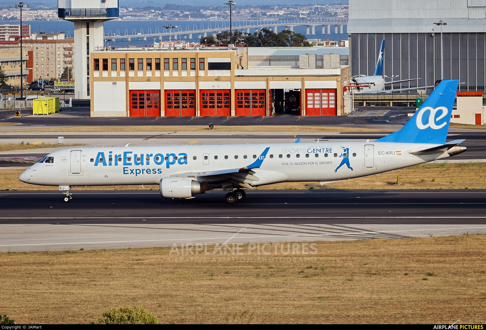 Air Europa Express EC-KRJ aircraft at Lisbon