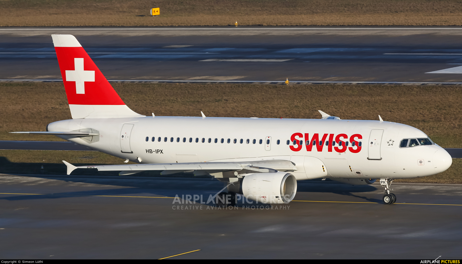 Swiss HB-IPX aircraft at Zurich