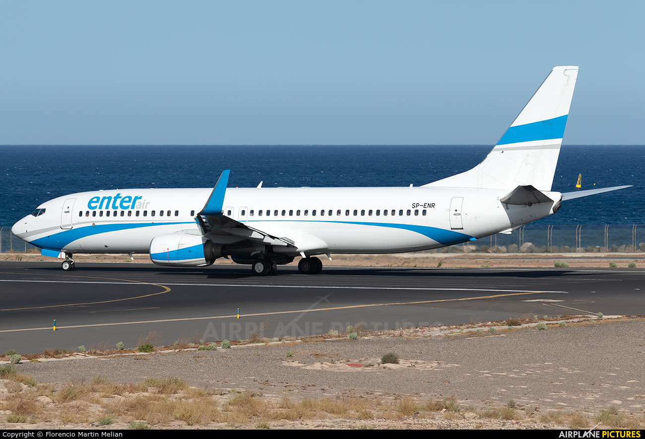 Enter Air SP-ENR aircraft at Lanzarote - Arrecife
