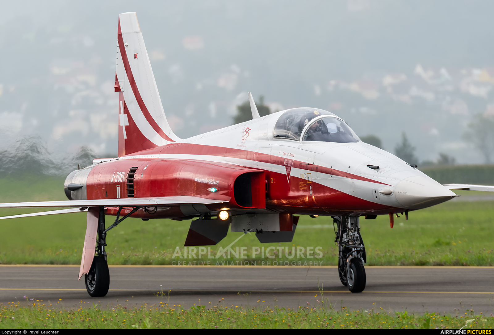 Switzerland - Air Force:  Patrouille de Suisse J-3081 aircraft at Zeltweg
