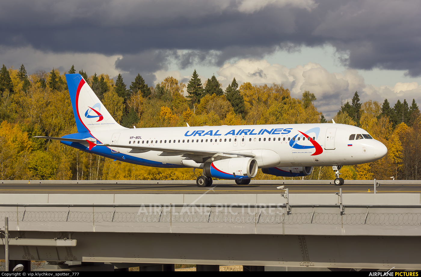 Ural Airlines VP-BDL aircraft at Moscow - Sheremetyevo