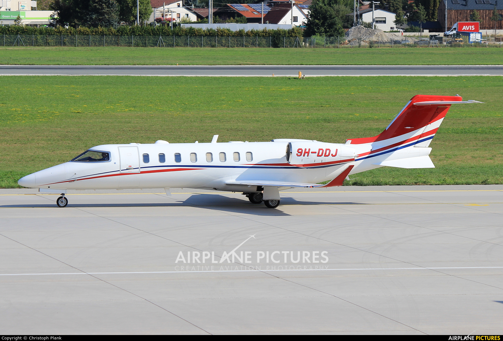 Private 9H-DDJ aircraft at Innsbruck