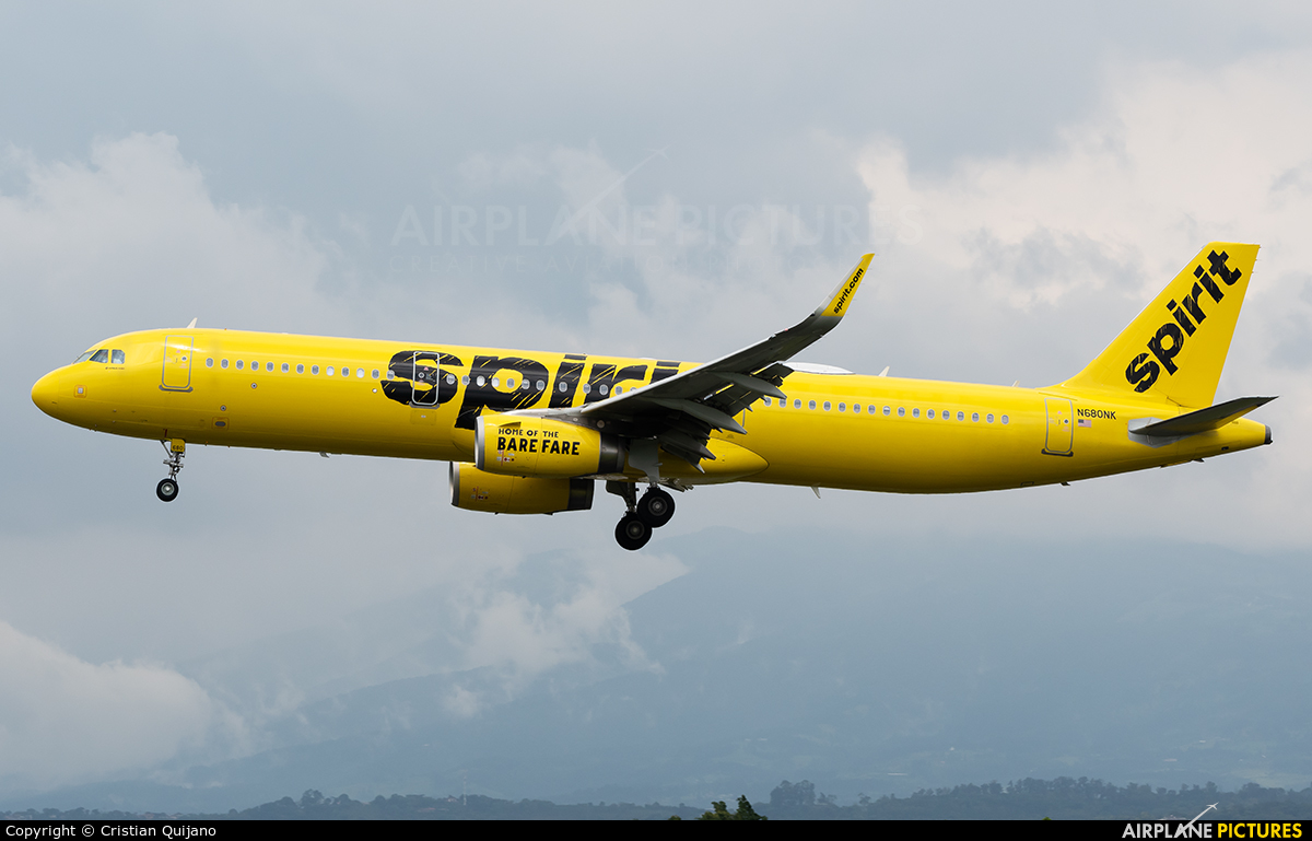 Spirit Airlines N680NK aircraft at San Jose - Juan Santamaría Intl
