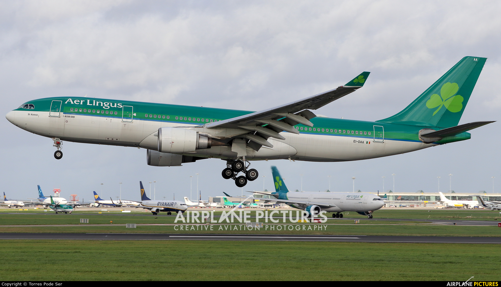 Aer Lingus EI-DAA aircraft at Dublin
