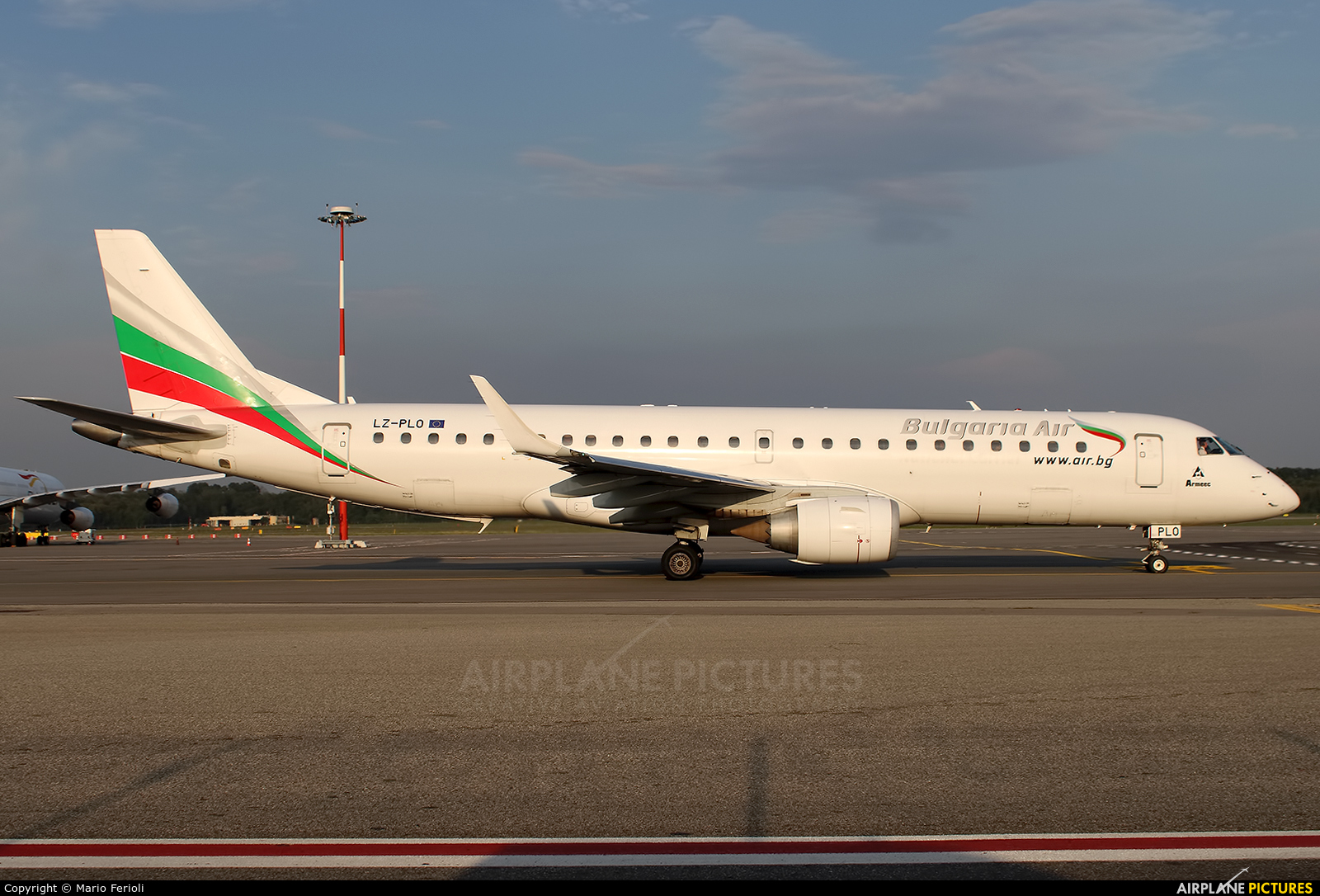 Bulgaria Air LZ-PLO aircraft at Milan - Malpensa