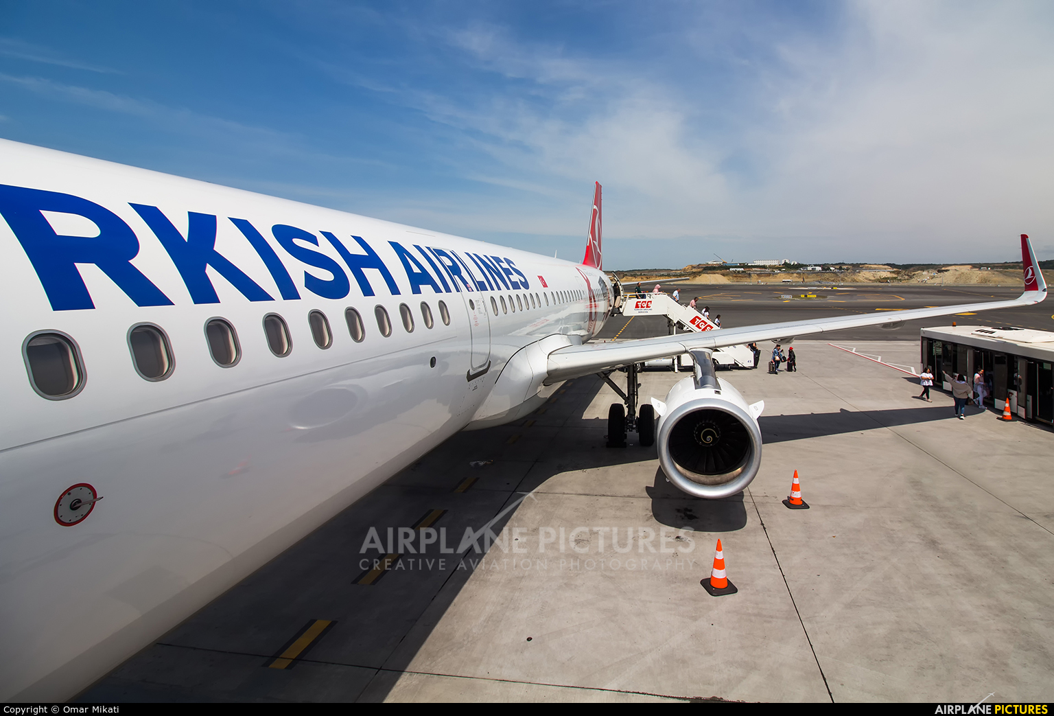 Turkish Airlines TC-JTE aircraft at İstanbul New Airport