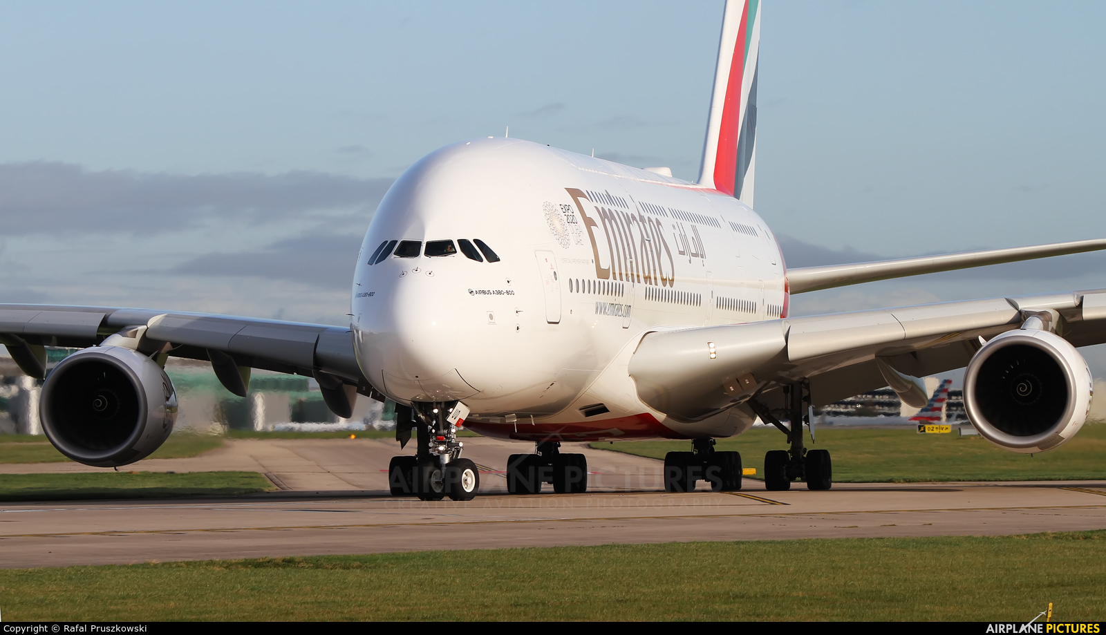 Emirates Airlines A6-EUQ aircraft at Manchester
