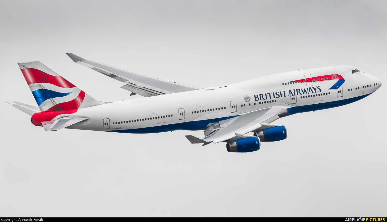 British Airways G-BYGA aircraft at London - Heathrow