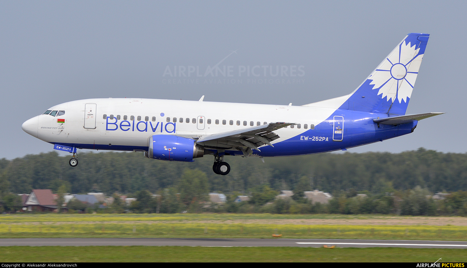 Belavia EW-252PA aircraft at Brest Airport