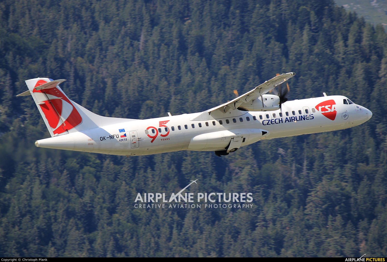 CSA - Czech Airlines OK-NFU aircraft at Innsbruck