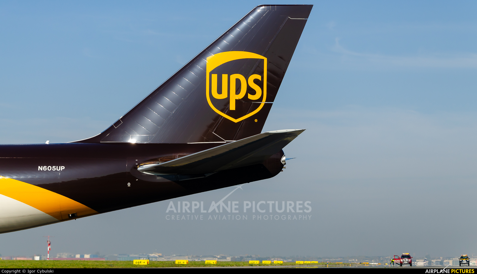UPS - United Parcel Service N605UP aircraft at Warsaw - Frederic Chopin