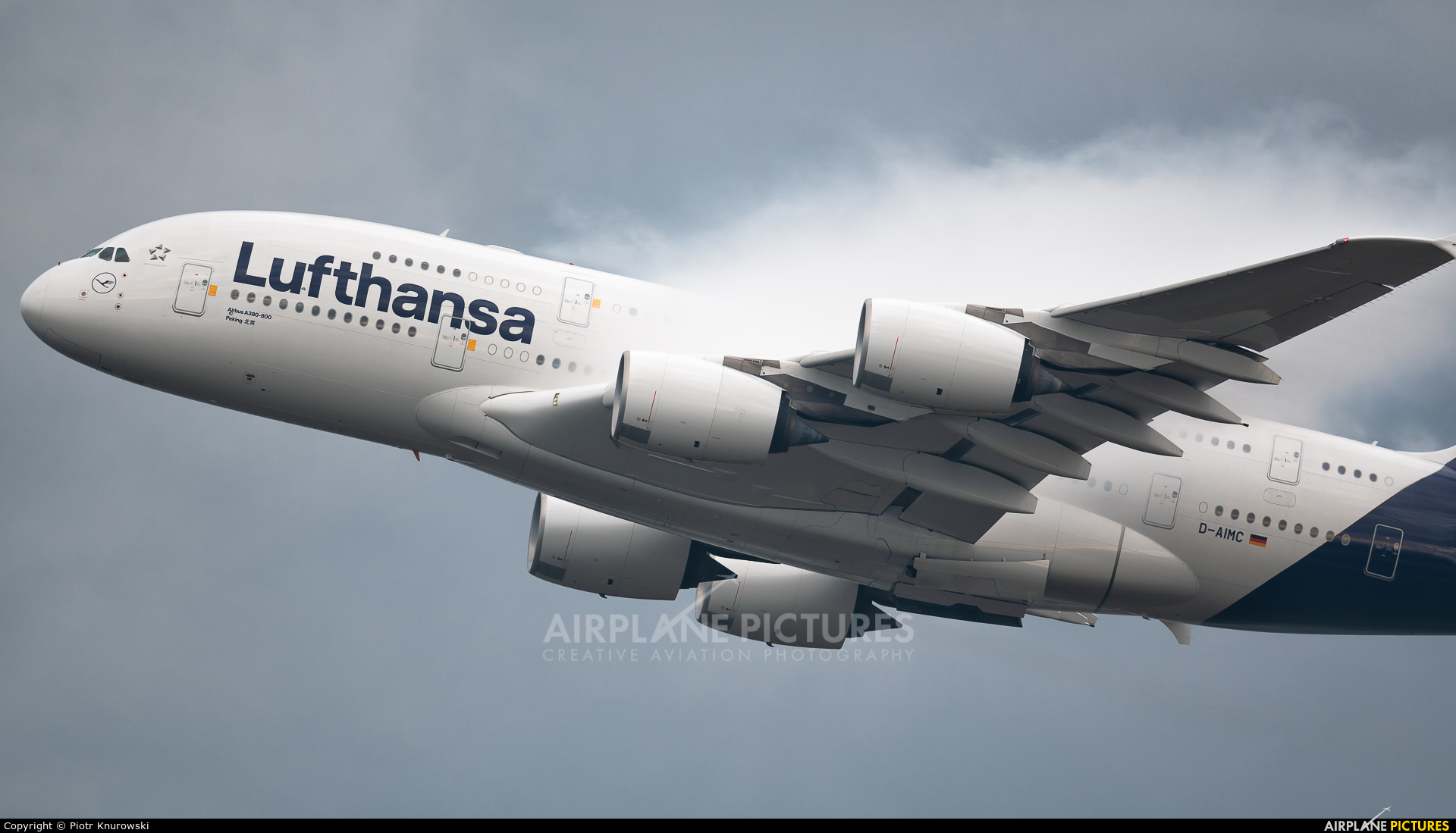 Lufthansa D-AIMC aircraft at Frankfurt