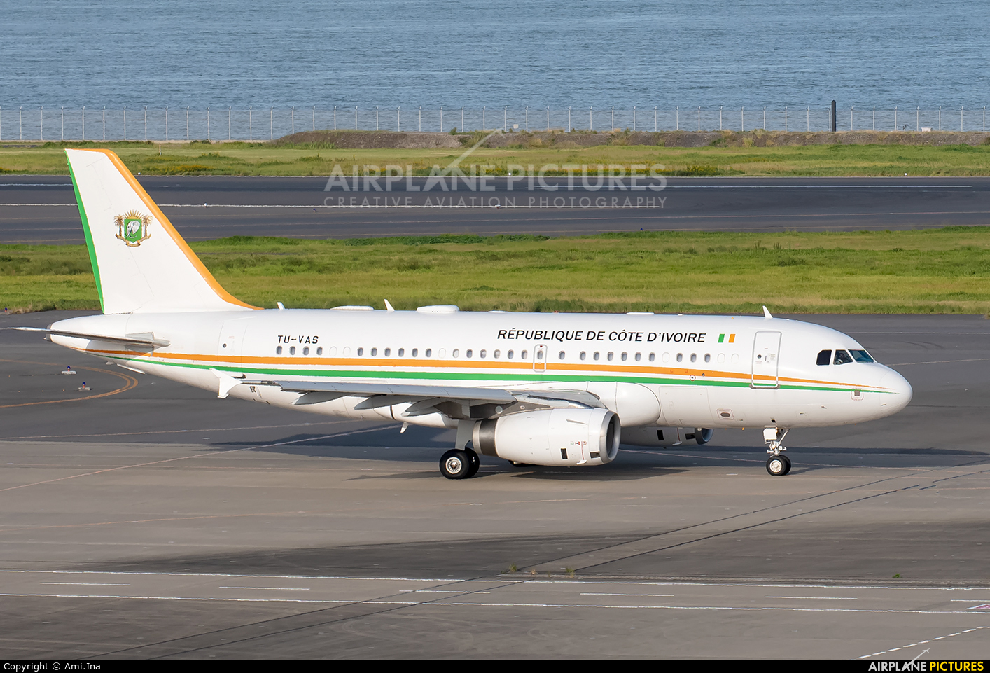 Ivory Coast - Government TU-VAS aircraft at Tokyo - Haneda Intl