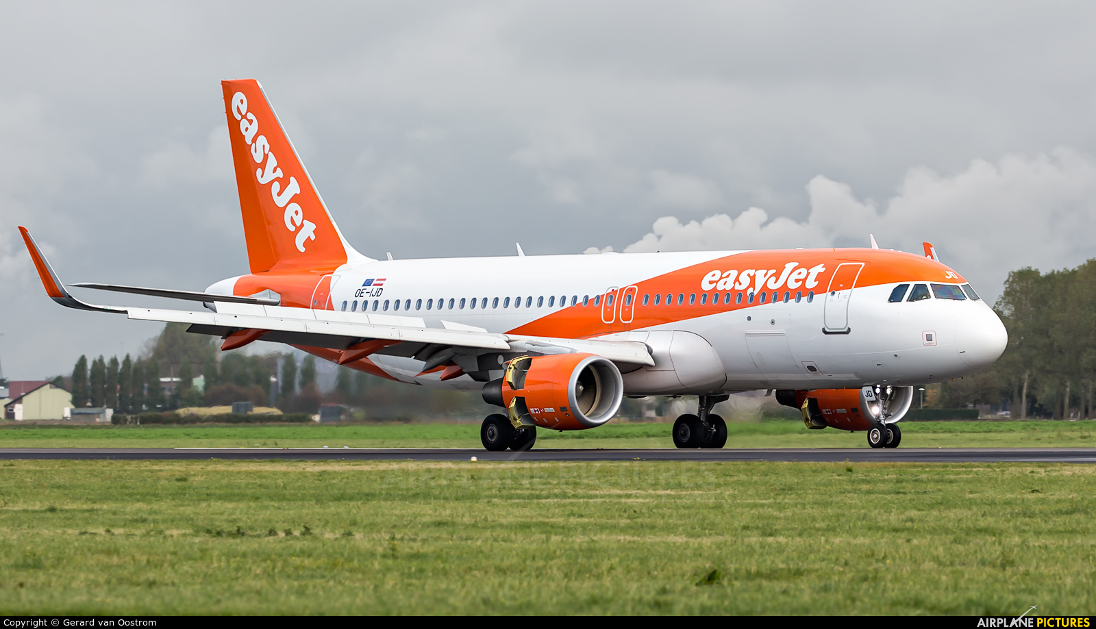 easyJet Europe OE-IJD aircraft at Amsterdam - Schiphol