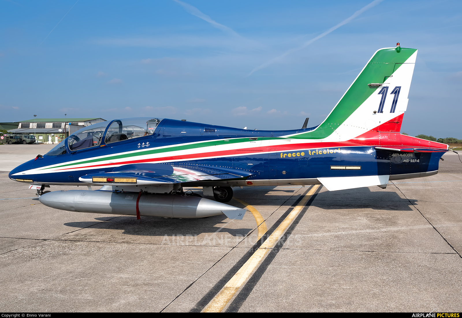 Italy - Air Force "Frecce Tricolori" MM55058 aircraft at Verona - Villafranca