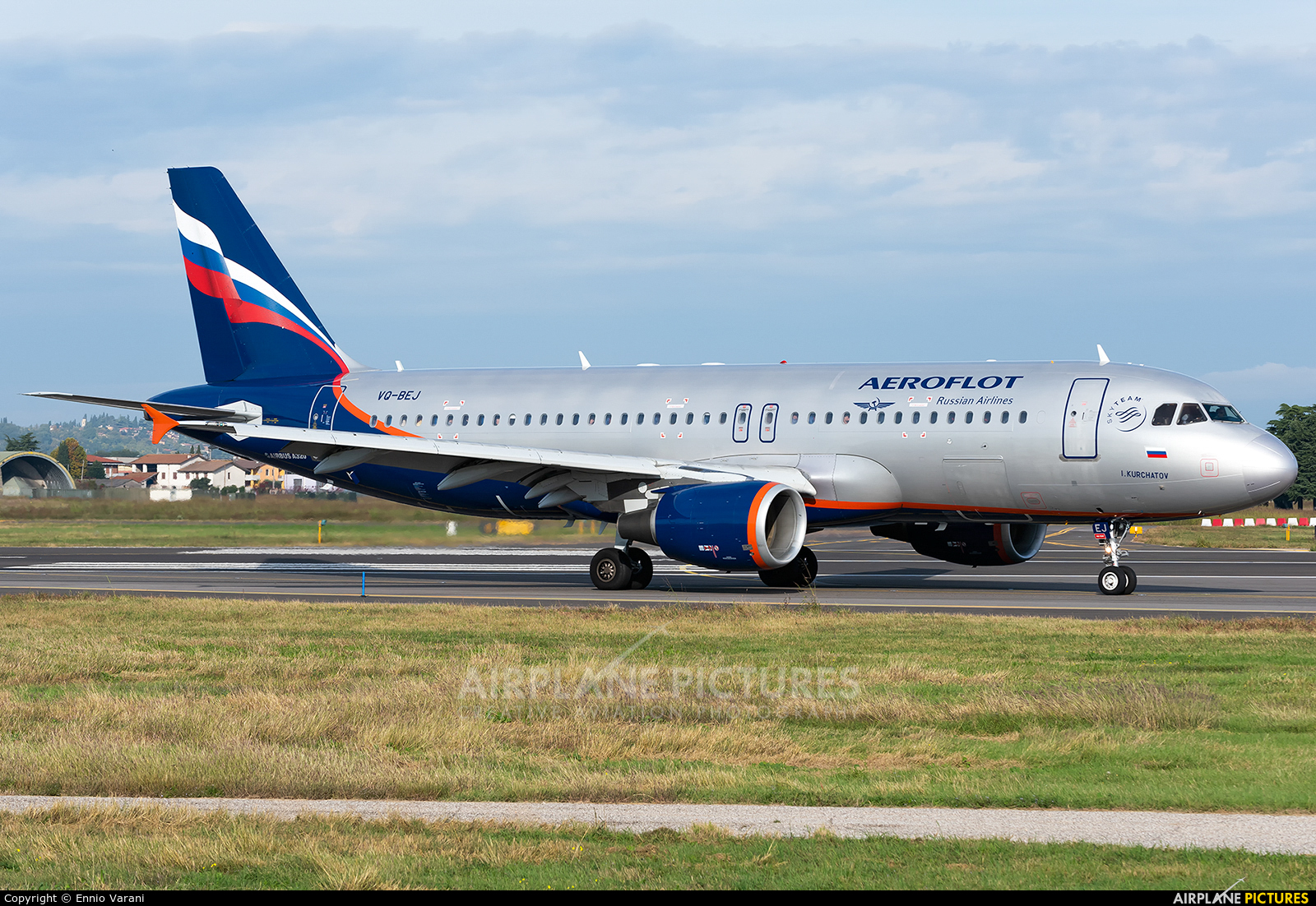 Aeroflot VQ-BEJ aircraft at Verona - Villafranca