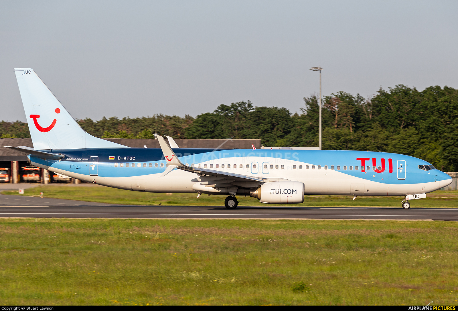 TUIfly D-ATUC aircraft at Frankfurt