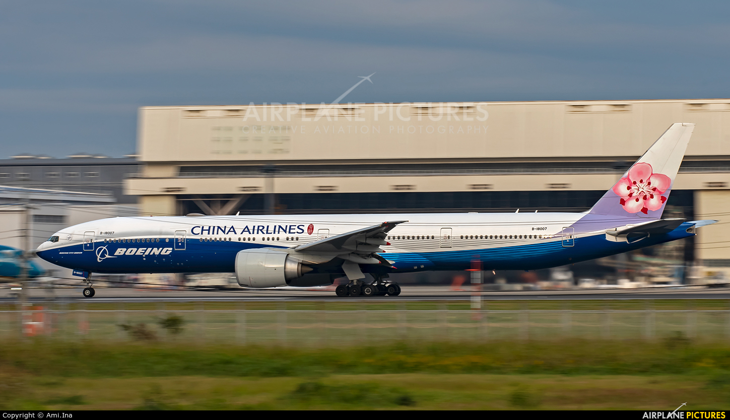 China Airlines B-18007 aircraft at Tokyo - Narita Intl