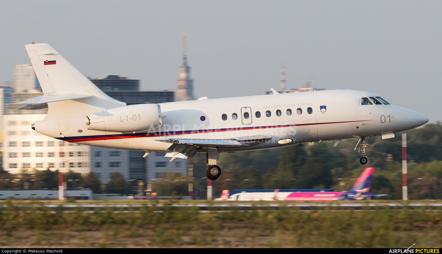 Slovenia - Government L1-01 aircraft at Warsaw - Frederic Chopin