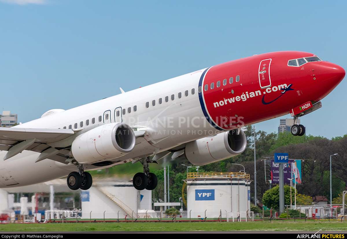 Norwegian Argentina LV-HQH aircraft at Buenos Aires - Jorge Newbery
