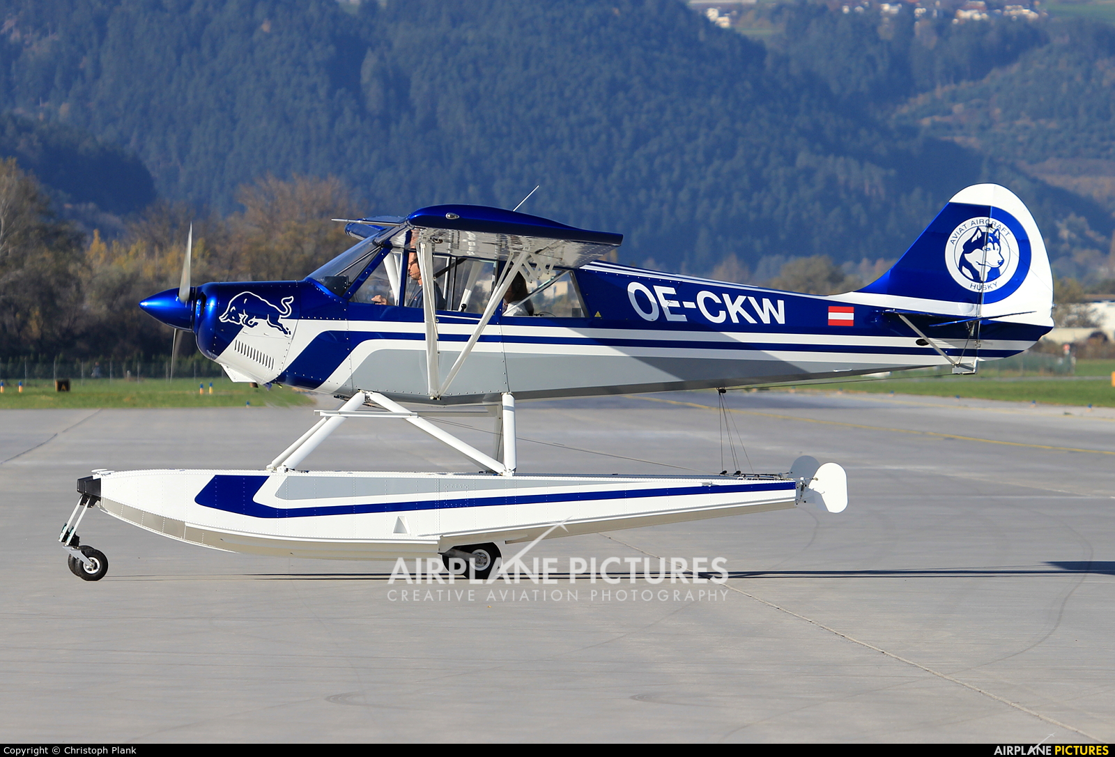 The Flying Bulls OE-CKW aircraft at Innsbruck