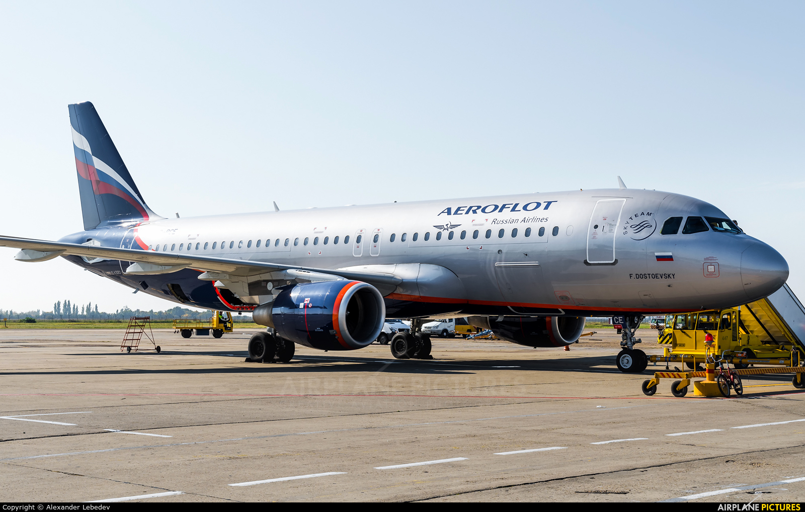 Aeroflot VP-BCE aircraft at Krasnodar