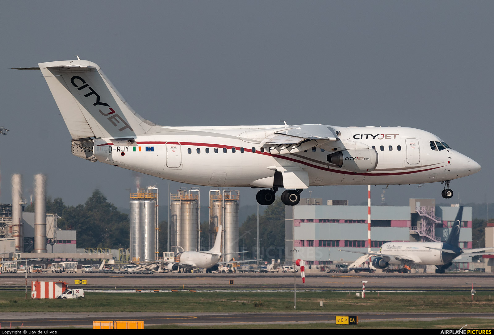 CityJet EI-RJY aircraft at Milan - Malpensa