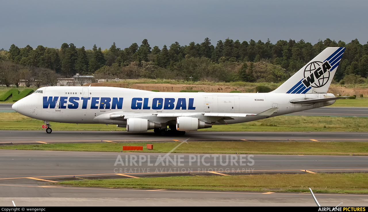 Western Global Airlines N344KD aircraft at Tokyo - Narita Intl