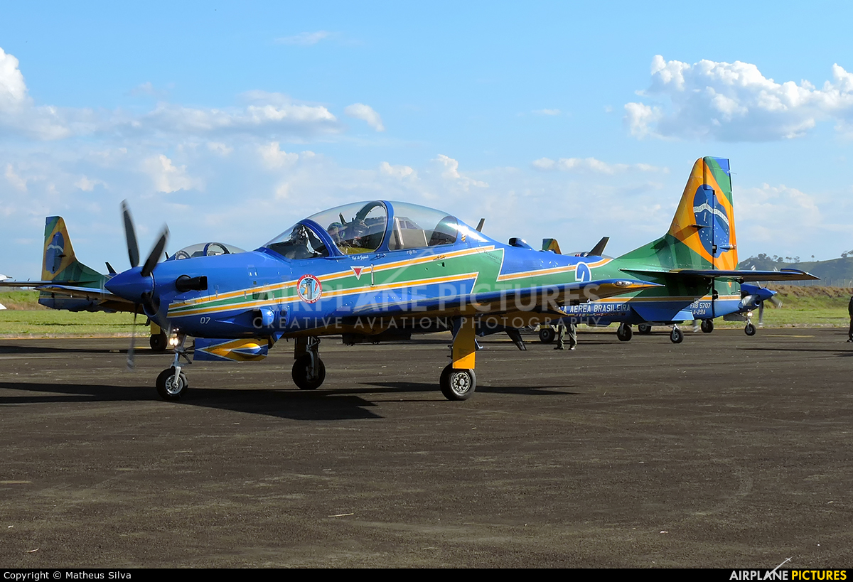 Brazil - Air Force "Esquadrilha da Fumaça" FAB5707 aircraft at Guaxupé