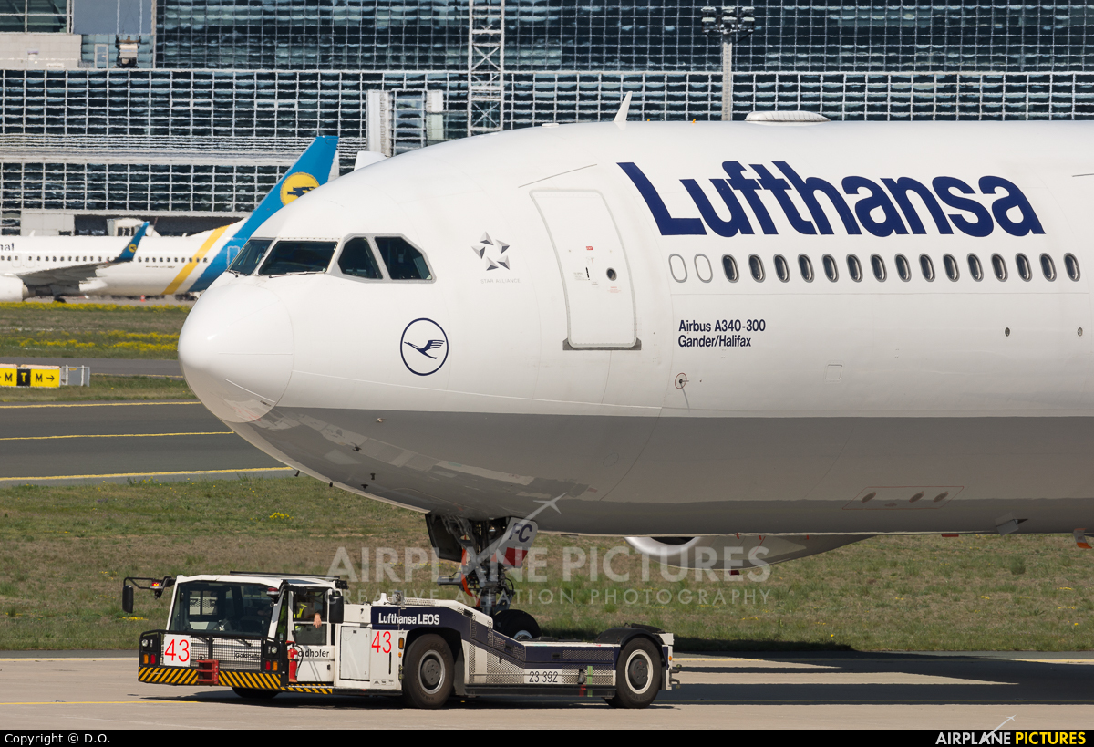 Lufthansa D-AIFC aircraft at Frankfurt